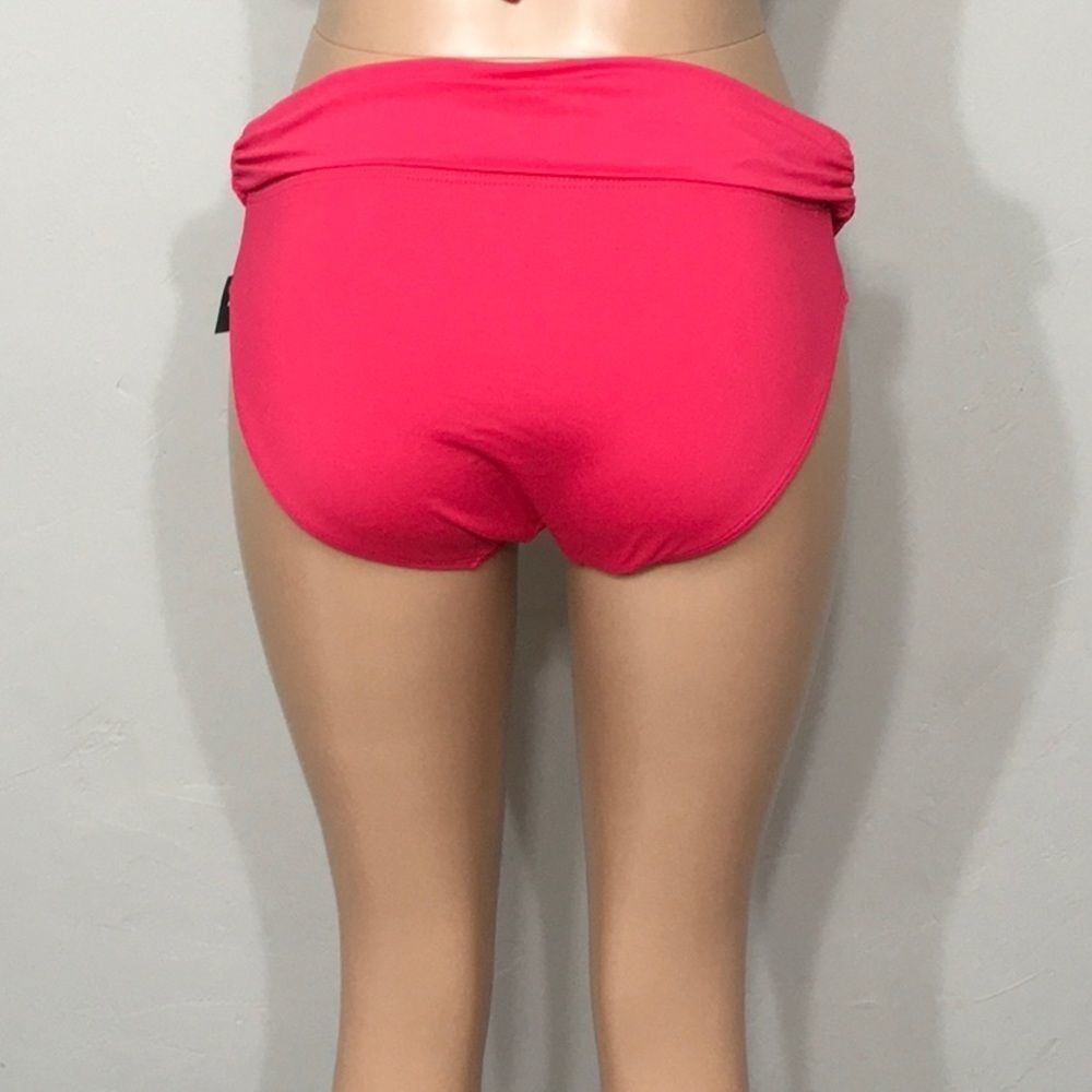 New. Lauren Ralph Lauren Raspberry bikini set.  16-top/14-bottom - Picture 7 of 12